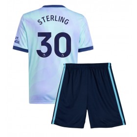 Arsenal Raheem Sterling #30 Tredje skjorte til barn 2024-25 Kortermet (+ korte bukser)